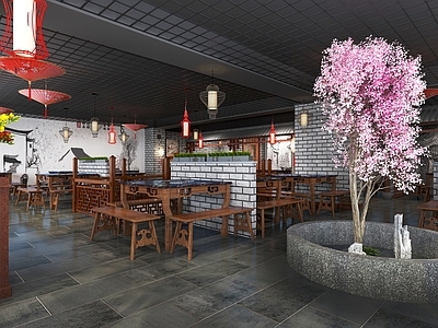 中式火锅店