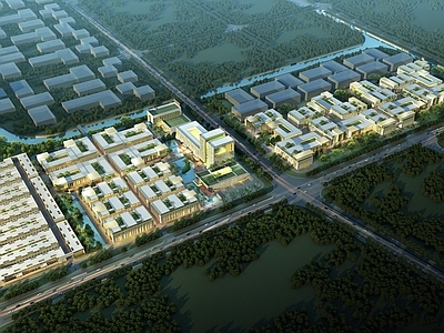 产业园区办 公交易中心 宁海模具城文本施工图 概念方案 效果图 工业建筑