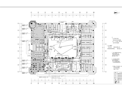 中大图书馆整栋强电平面图 施工图 建筑电气