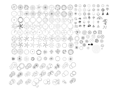 园林植物图例 施工图