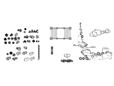 景观植物汇总图库 施工图