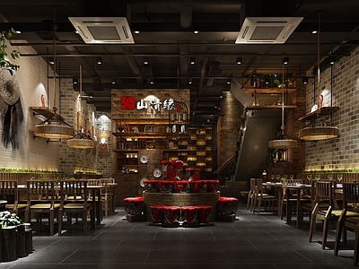 中式火锅店
