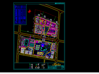 校园规划图 施工图