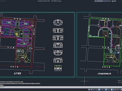 建筑小区 住宅小区 施工图