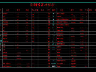 图例 超级图库 施工图