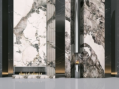 现代雾化真火壁炉 装饰壁炉背景墙