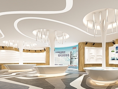 现代公司展厅