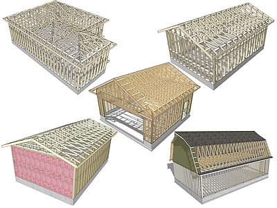 现代建筑构件 风格建筑