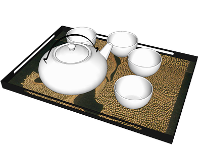 新中式茶具 托盘