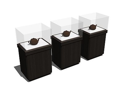 现代茶具展柜