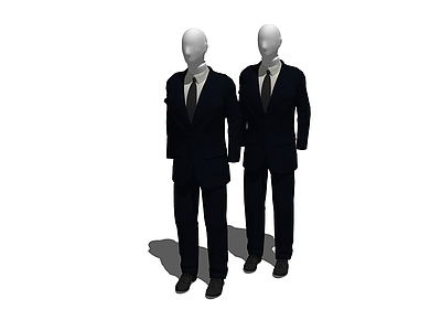 现代模特 服装模特 西服