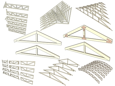 现代木结构建筑构件