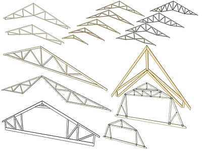 现代木结构建筑构件