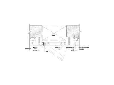 石材暗门节点详图 施工图 隐形