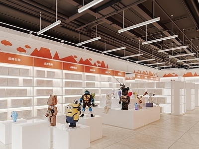 现代潮玩玩具礼品店