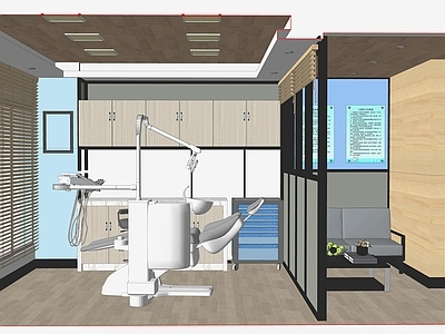 现代牙医室 牙科椅