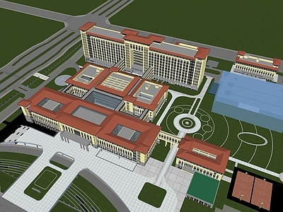 新中式医疗建筑 新中式医院
