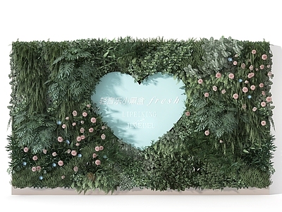 现代绿植墙 植物墙 展示墙 装饰墙 背景墙 植物 花艺