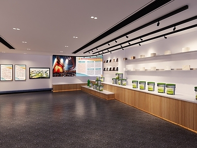 现代商业材料展厅