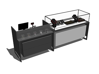 现代珠宝展柜 饰品柜 工作台 手饰柜 货架 精品桌 收银台