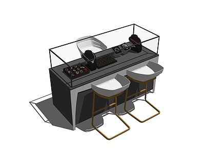 现代展柜 珠宝柜 饰品柜 工作台 手饰柜 精品桌