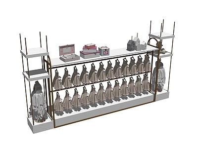 现代服装展示架 儿童服装
