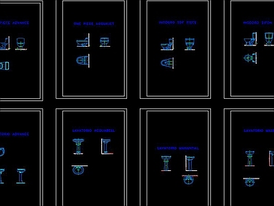 面盆CAD 施工图