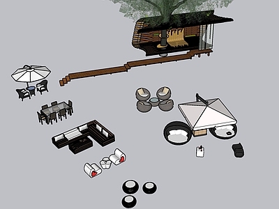 现代景观座椅