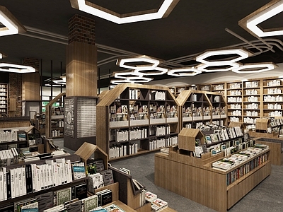 工业风书店