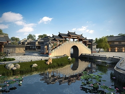 中式廊桥