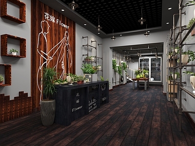 工业风花店