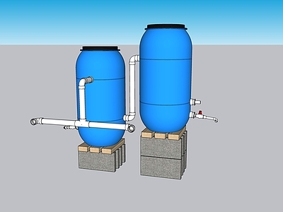 现代其他工业设备 蓄水箱