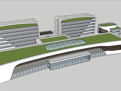 现代医院建筑 办公楼