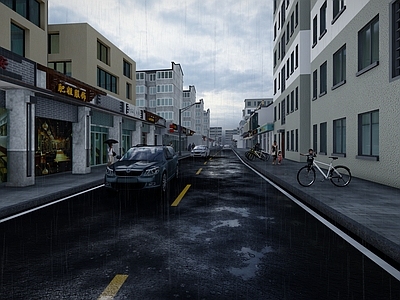 现代城市街道