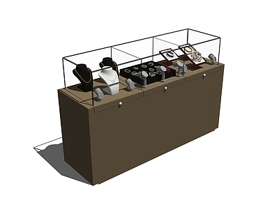 现代珠宝展柜 珠宝 手饰 货架