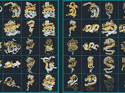 中式 龙纹