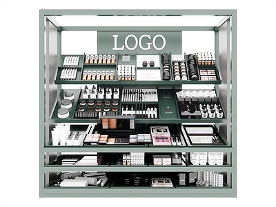 现代化妆品货架 化妆品专柜 展柜