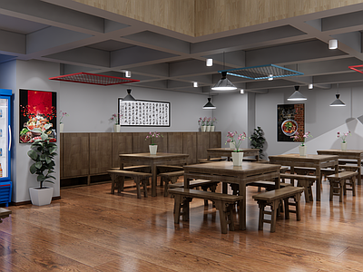 新中式快餐店 中餐厅