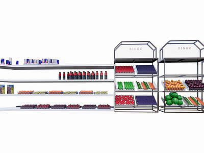 现代货架 水果蔬菜