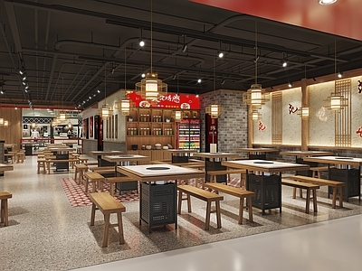 现代火锅店