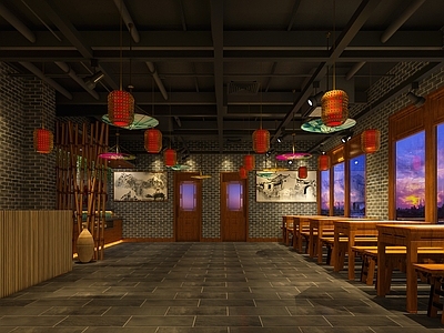 中式火锅店