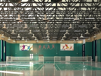 现代羽毛球馆