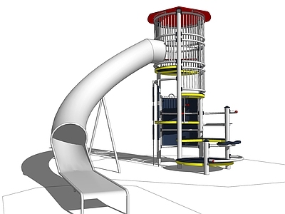 现代儿童器材组合 儿童滑梯 儿童活动器材