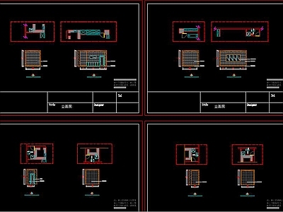 按摩院CAD 施工图