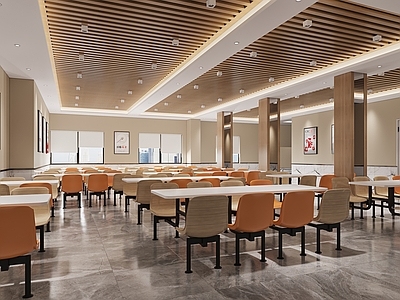 现代员工食堂 餐厅