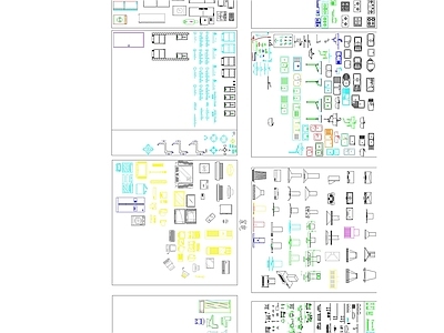 电器图块 施工图