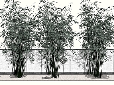 新中式竹子