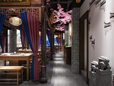 中式火锅店