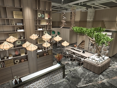 新中式茶馆 装饰品