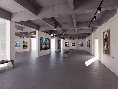 现代画展 展厅